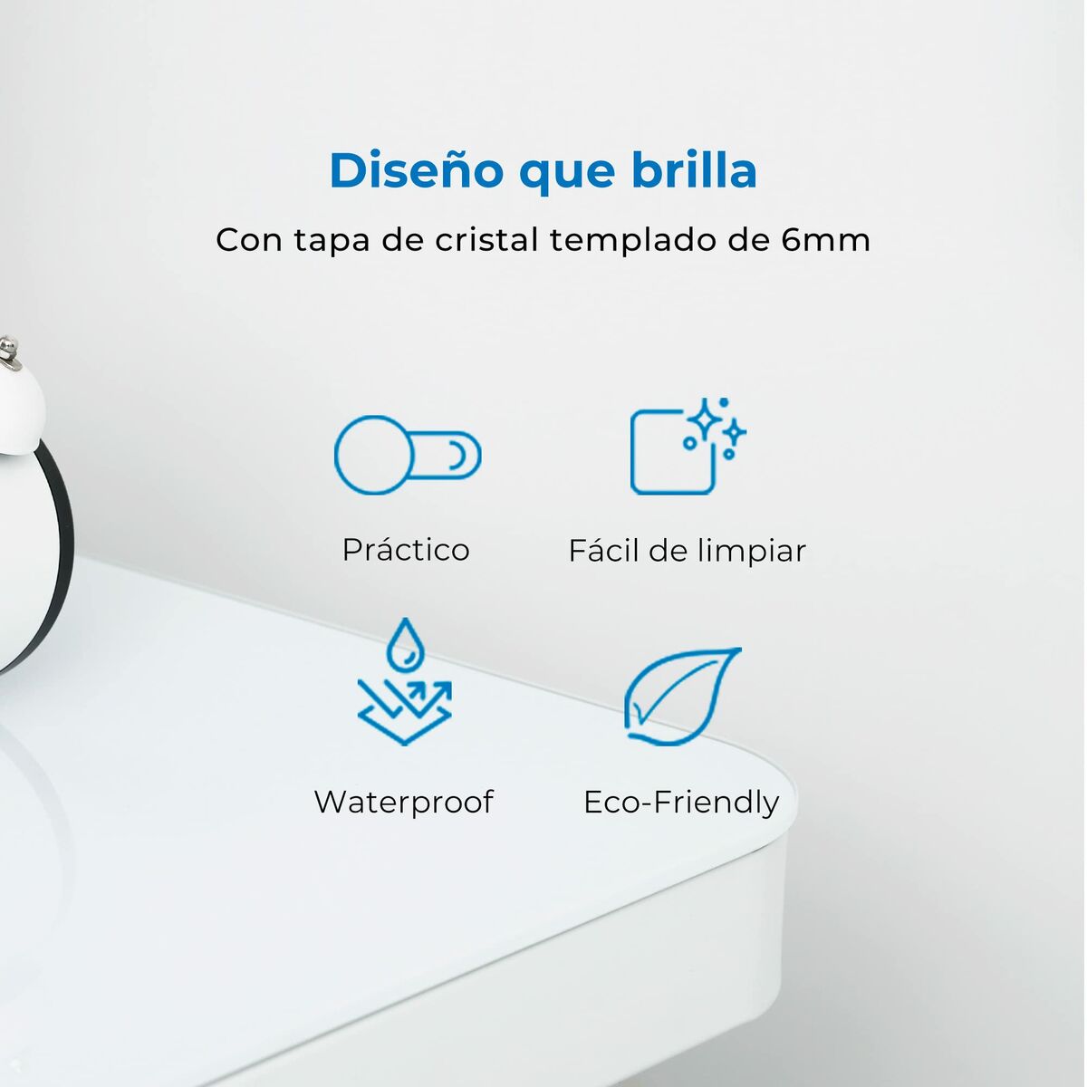 Desk Nate Steel White (120,3 X 60,3 CM )