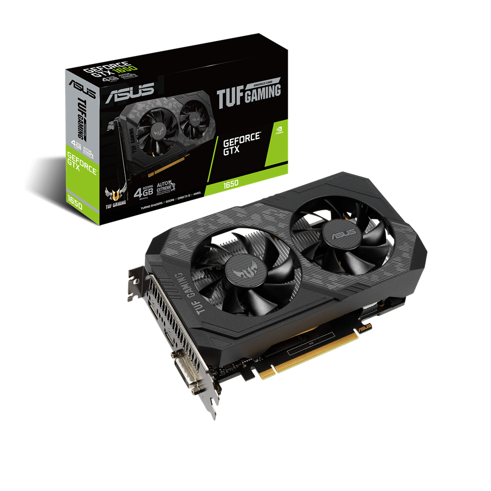Gaming Graphics Card Asus TUF - GTX1650 - 4GD6 - GAMING 4 GB GDDR6 - KlickGaming