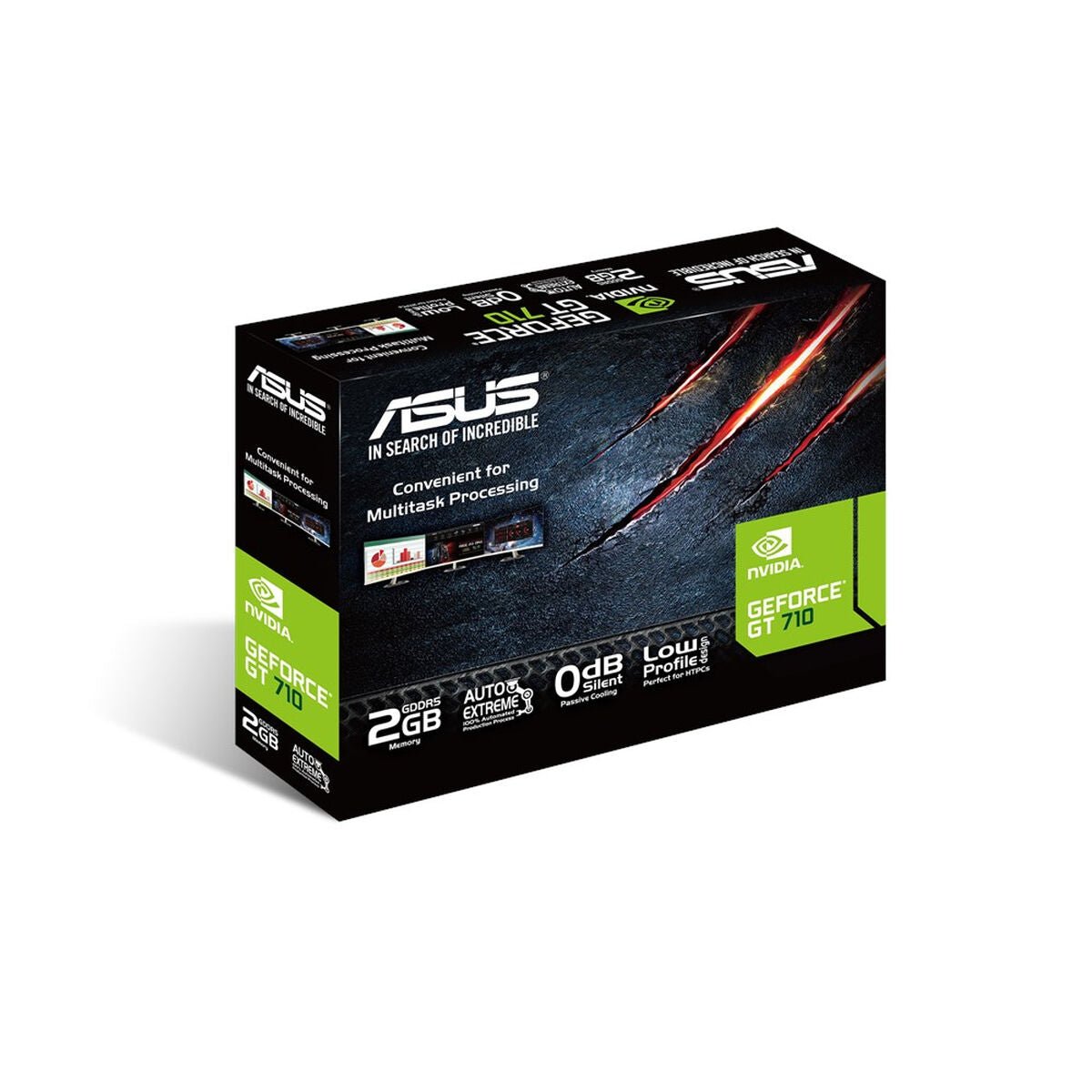 Graphics card Asus GT730 - 4H - SL - 2GD5 Ultra HD 4K 2 GB GDDR5 - KlickGaming