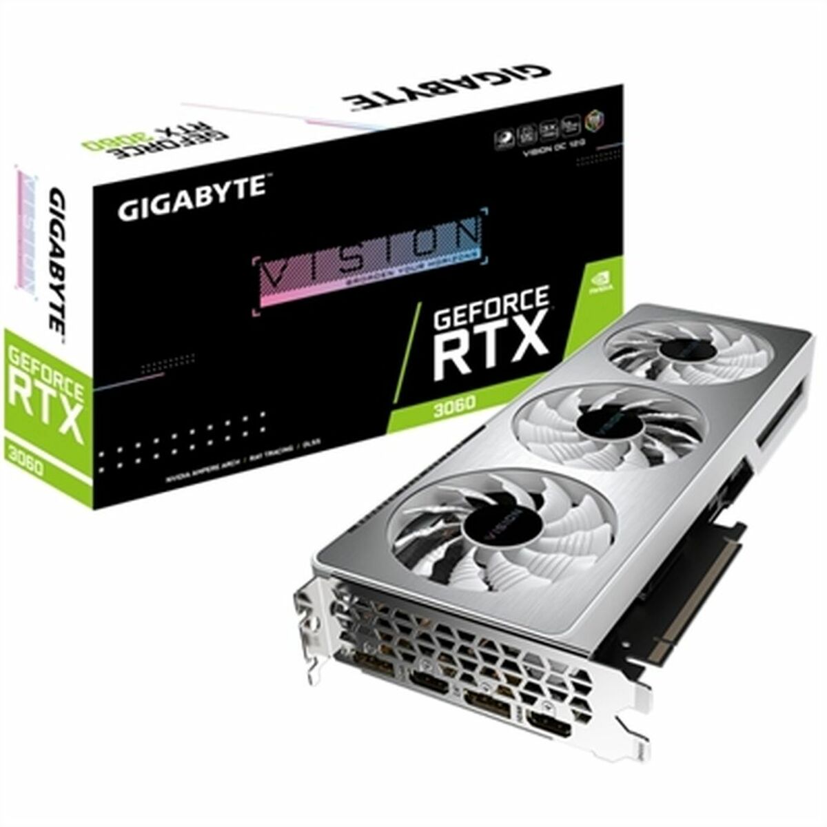 Graphics card Gigabyte GeForce RTX™ 3060 VISION OC - 12GD V2 12 GB GDDR6 8K Ultra - KlickGaming
