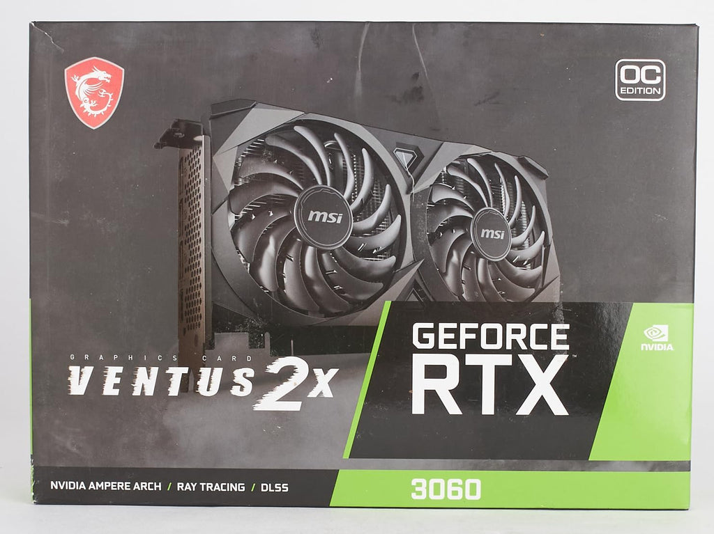 Graphics card MSI GeForce RTX 3060 12 GB RAM 12 GB GDDR6 - KlickGaming