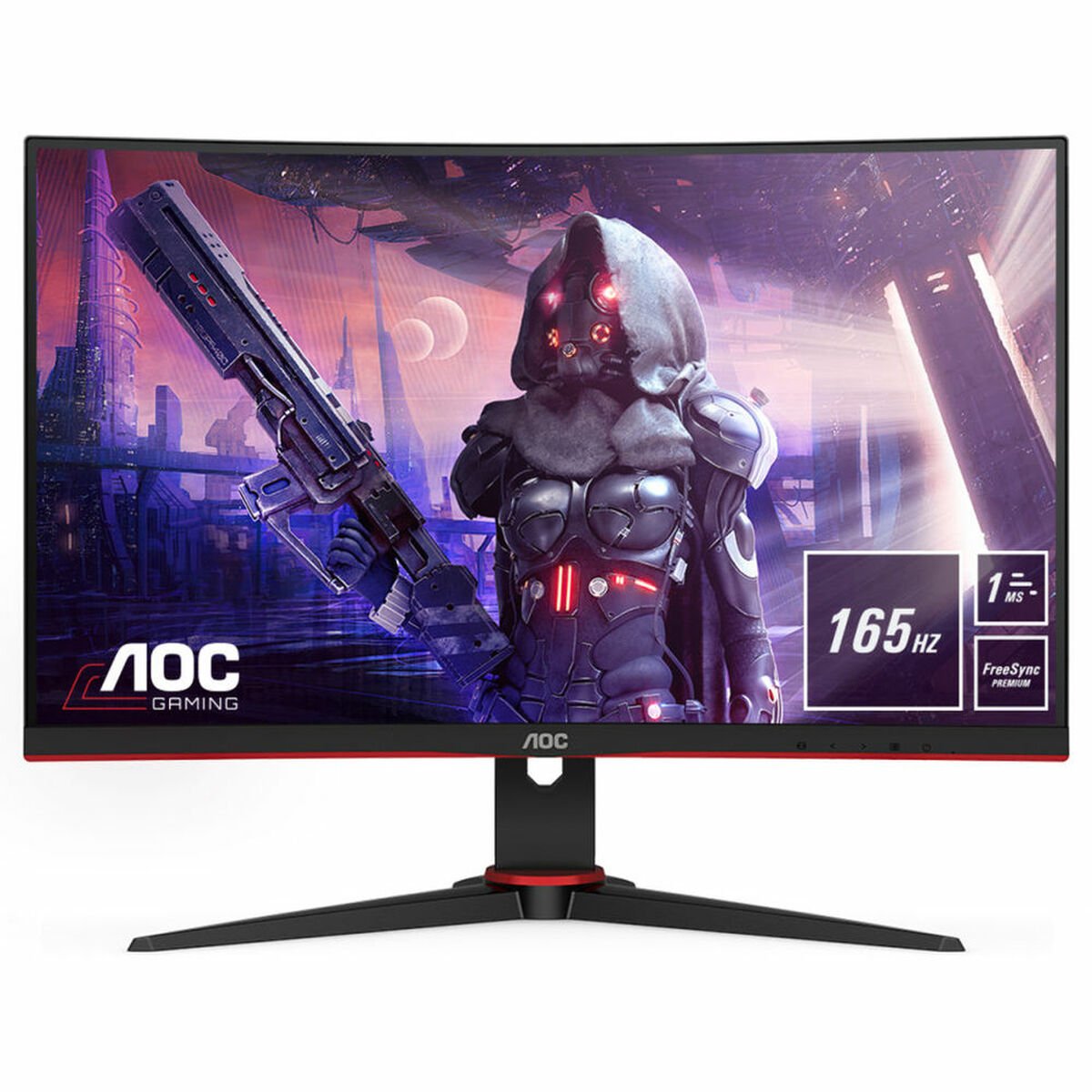 Monitor AOC C24G2AE/BK 23,6" WLED Curved LED VA Flicker free 165 Hz - KlickGaming