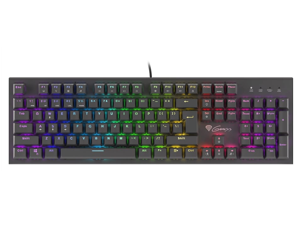 Gaming Keyboard Genesis NKG1721 Black