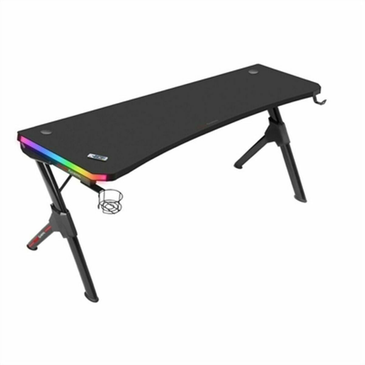 Table Mars Gaming MGDXLRGB Mesa Gaming Ergonómica RGB Negro Grande - KlickGaming